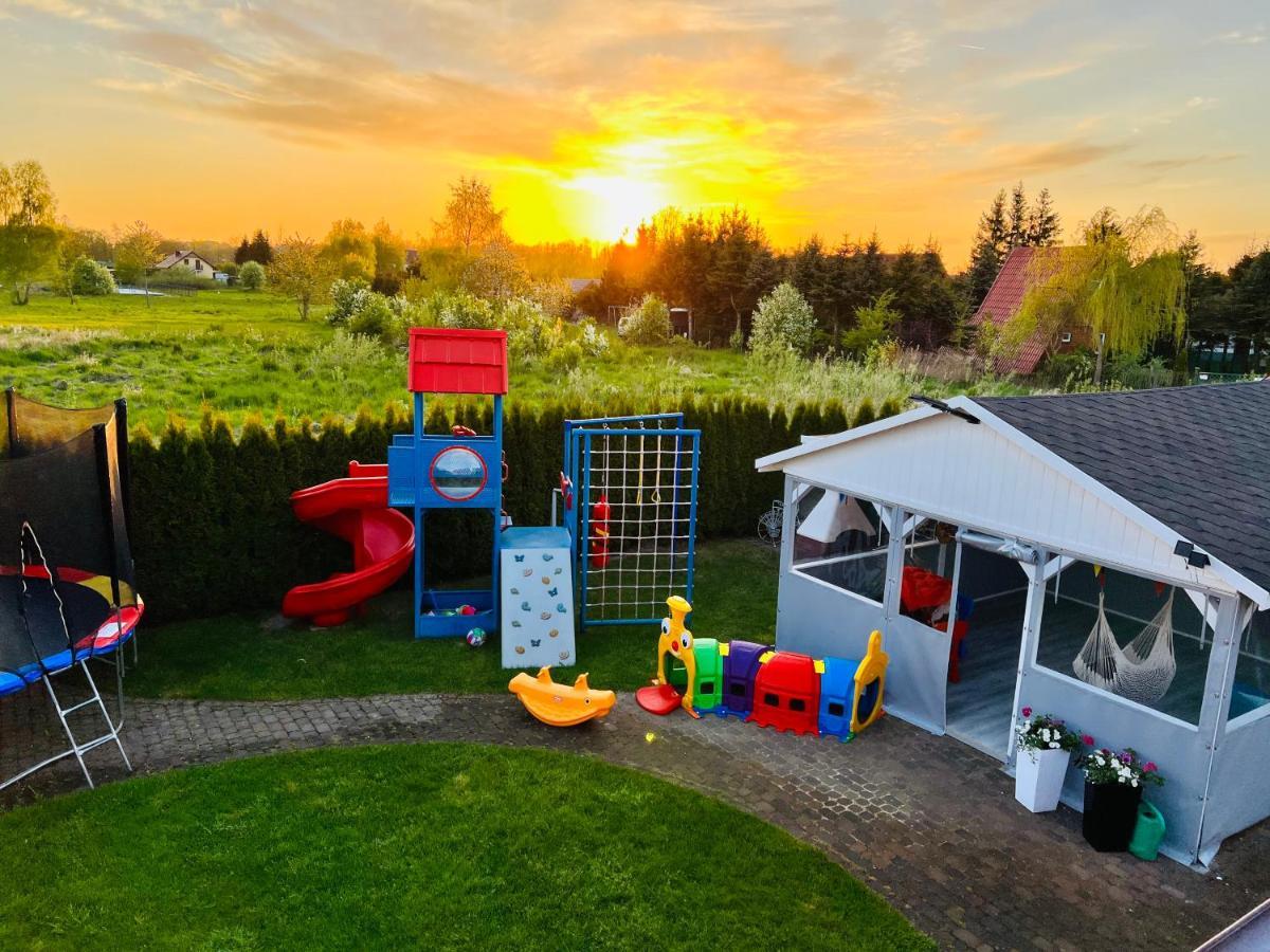 Domki Wczasowe Oskar Chłopy Exteriér fotografie