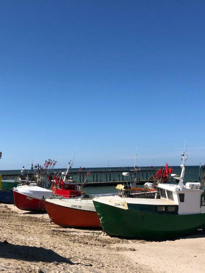 Domki Wczasowe Oskar Chłopy Exteriér fotografie